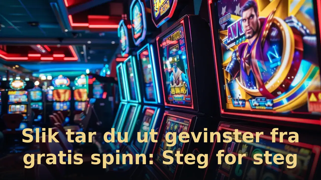 Slik tar du ut gevinster fra gratis spinn: Steg for steg