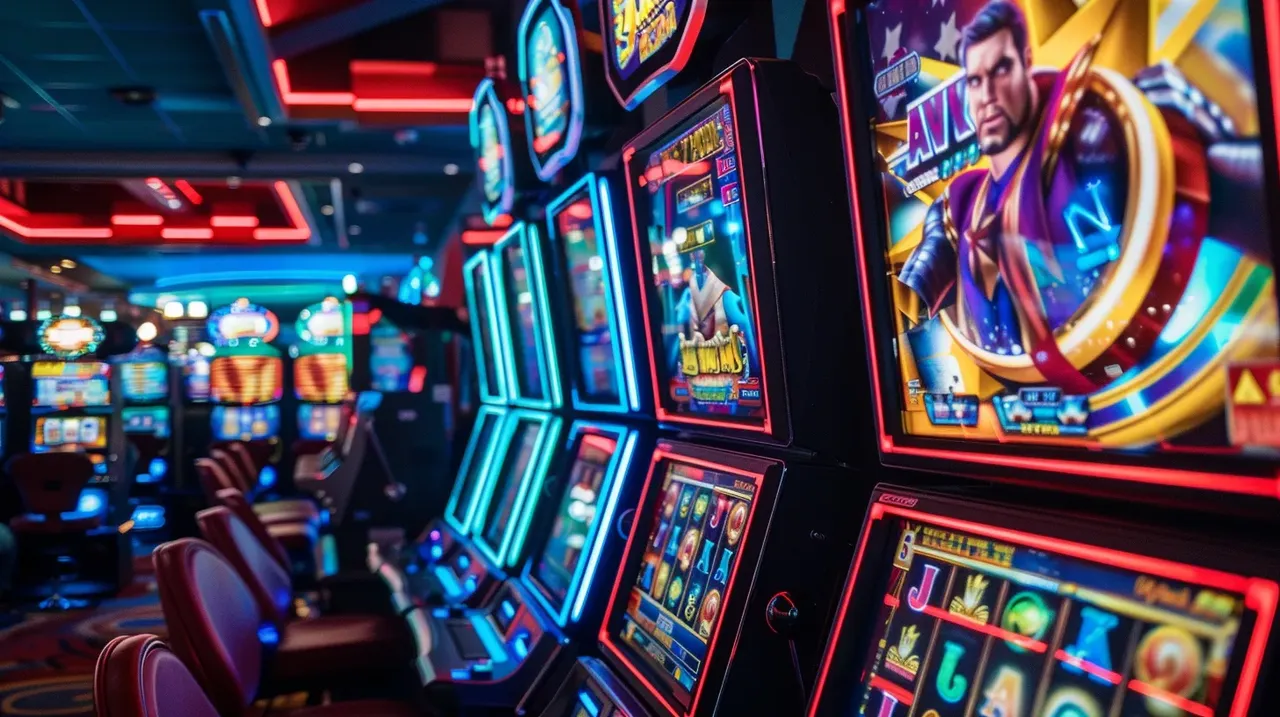 Moderne nettcasino med spilleautomater og gratisspinn-tilbud